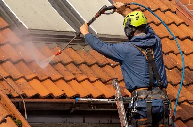 Démoussage et hydrofuge de toiture à Trévérien